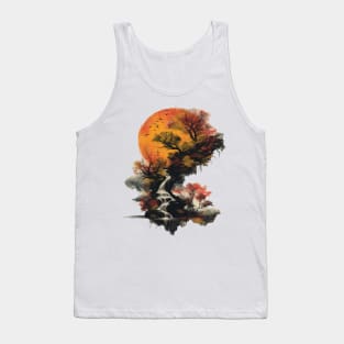Tranquil Beauty of An Autumnal Scene Tank Top